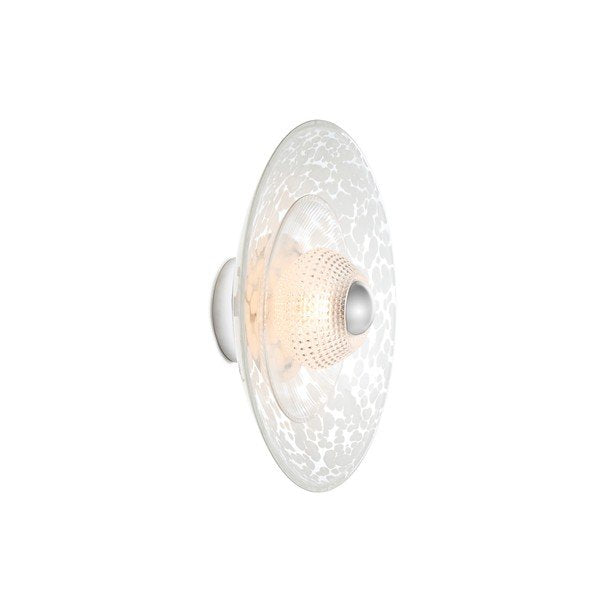 Disco Rama wall light sconce clear angle