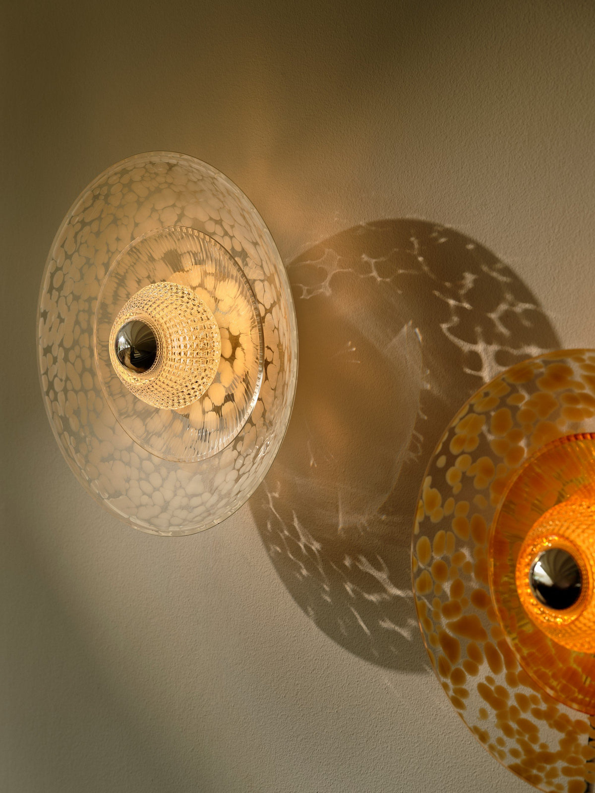Disco Rama wall light sconce clear detail