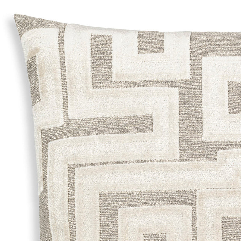 Asher Geometric Pillow pattern detail