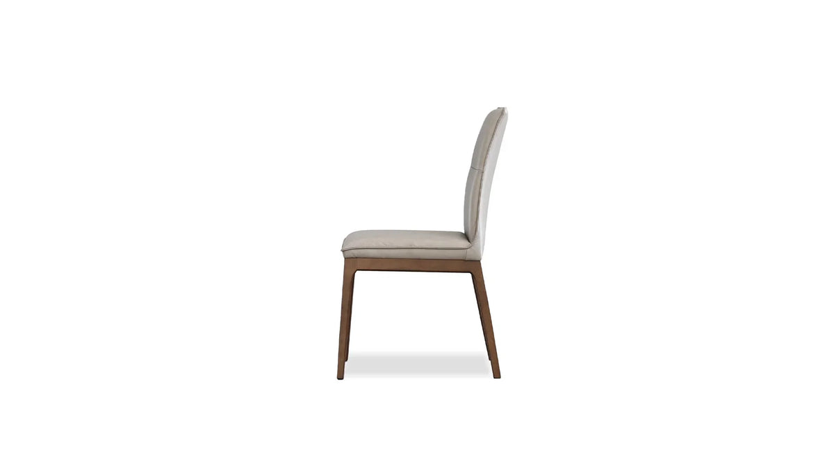 Holt Dining Chair side profile showing the curved backrest