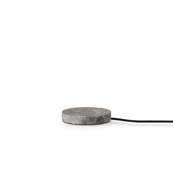 Trip 2 Table Lamp grey marble wireless charging base with black cord