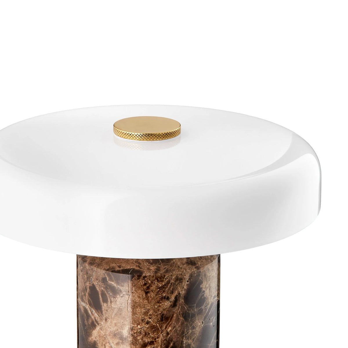 Trip Table Lamp – Dark Emperador | Opal, detail