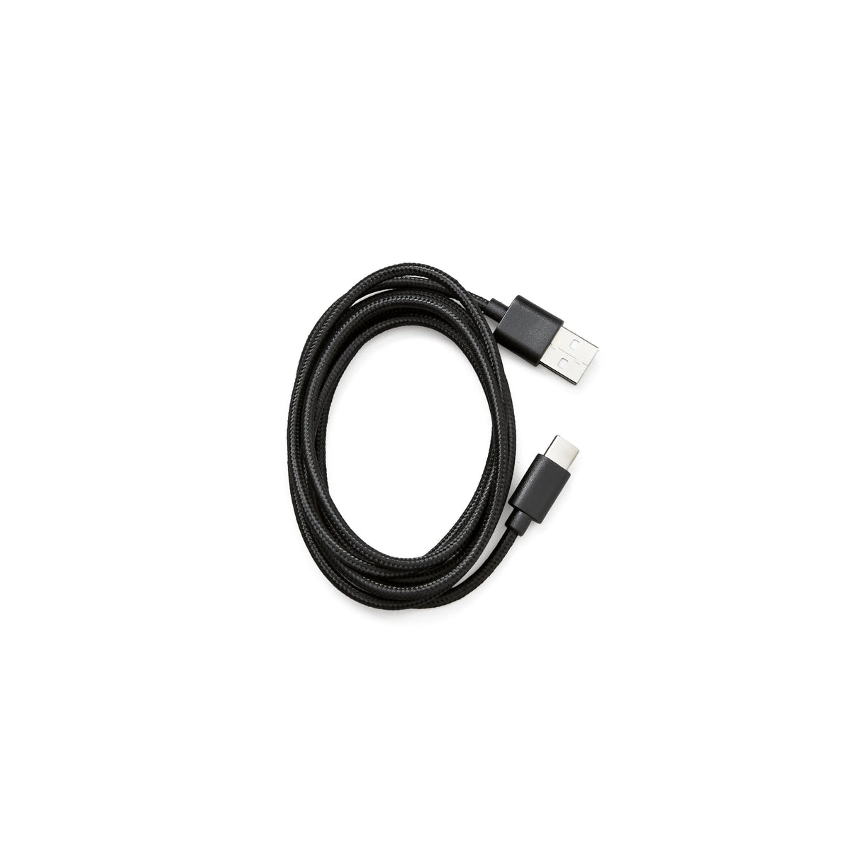 Trip Table Lamp – Burgundy | Opal black USB-A to USB-C charging cable