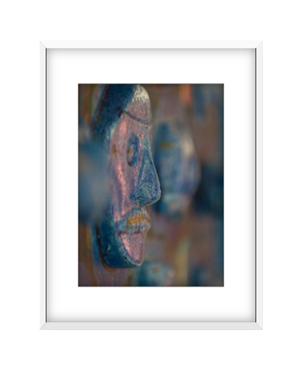Adorno photographic print in White frame
