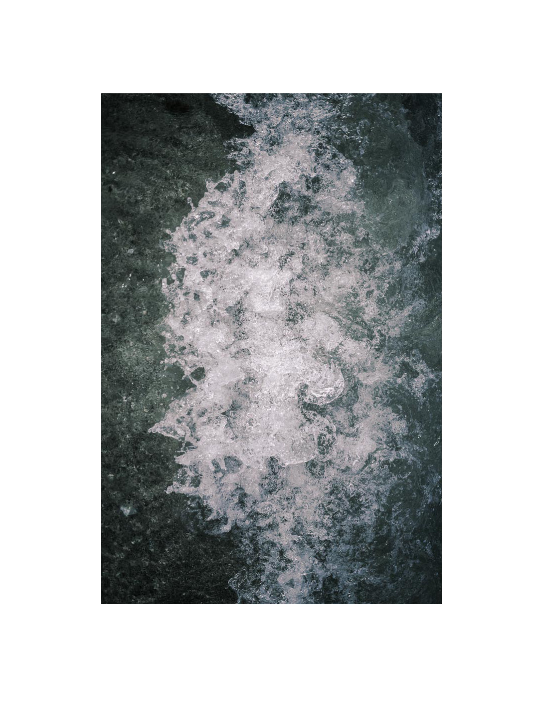 Ecume photographic print in Acrylic frame