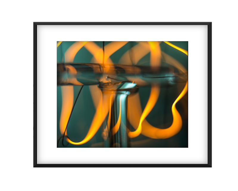 Electric Edison photographic print in Black frame