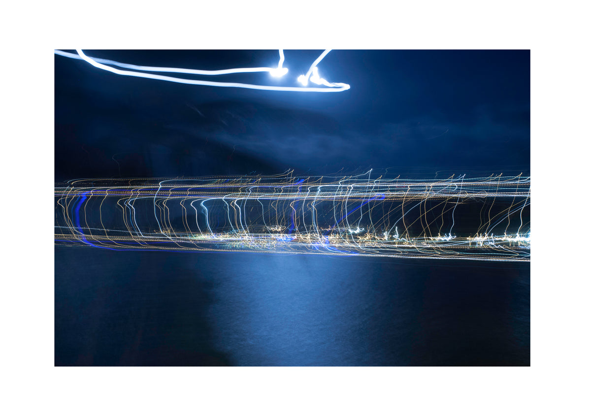 Electric Tartane 1 photographic print in Acrylic frame