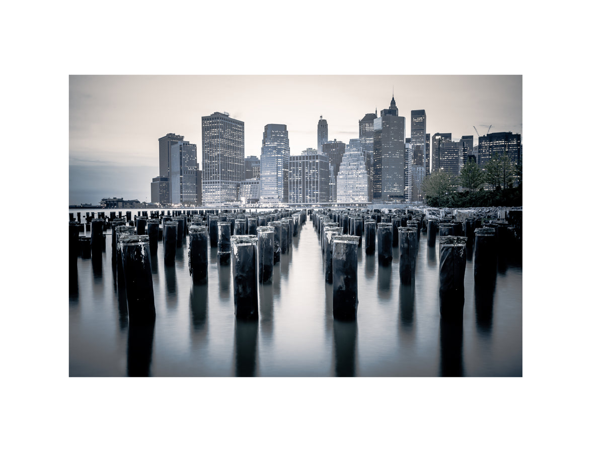 Les Pontons photographic print in Acrylic frame