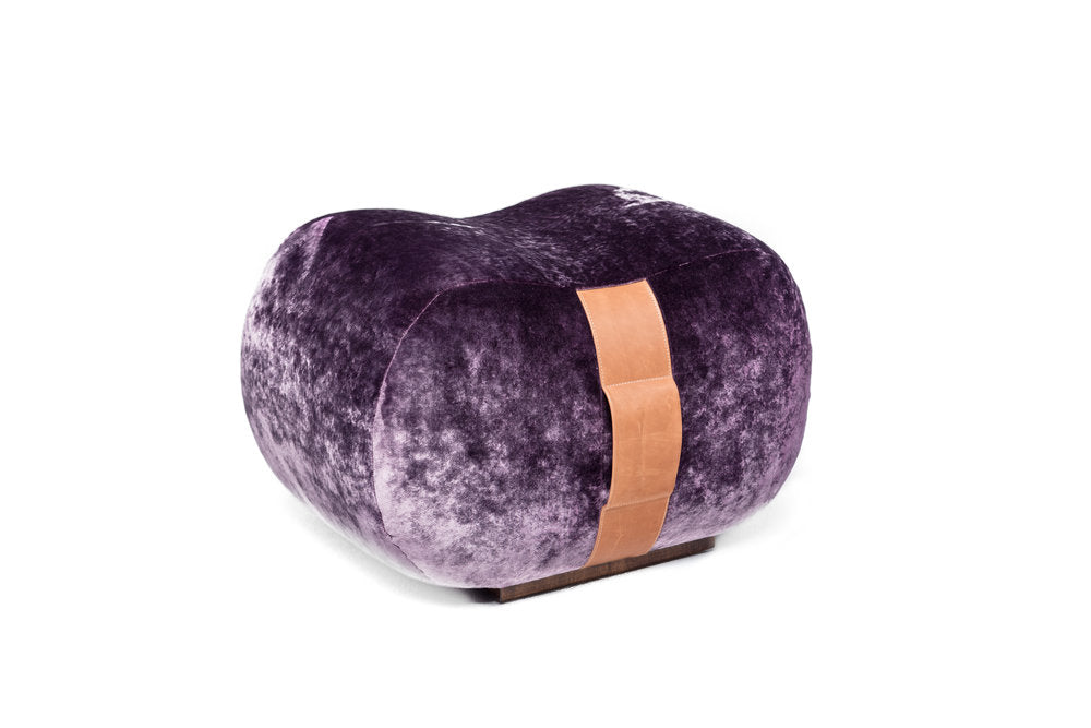 Milo Bean Ottoman, side view