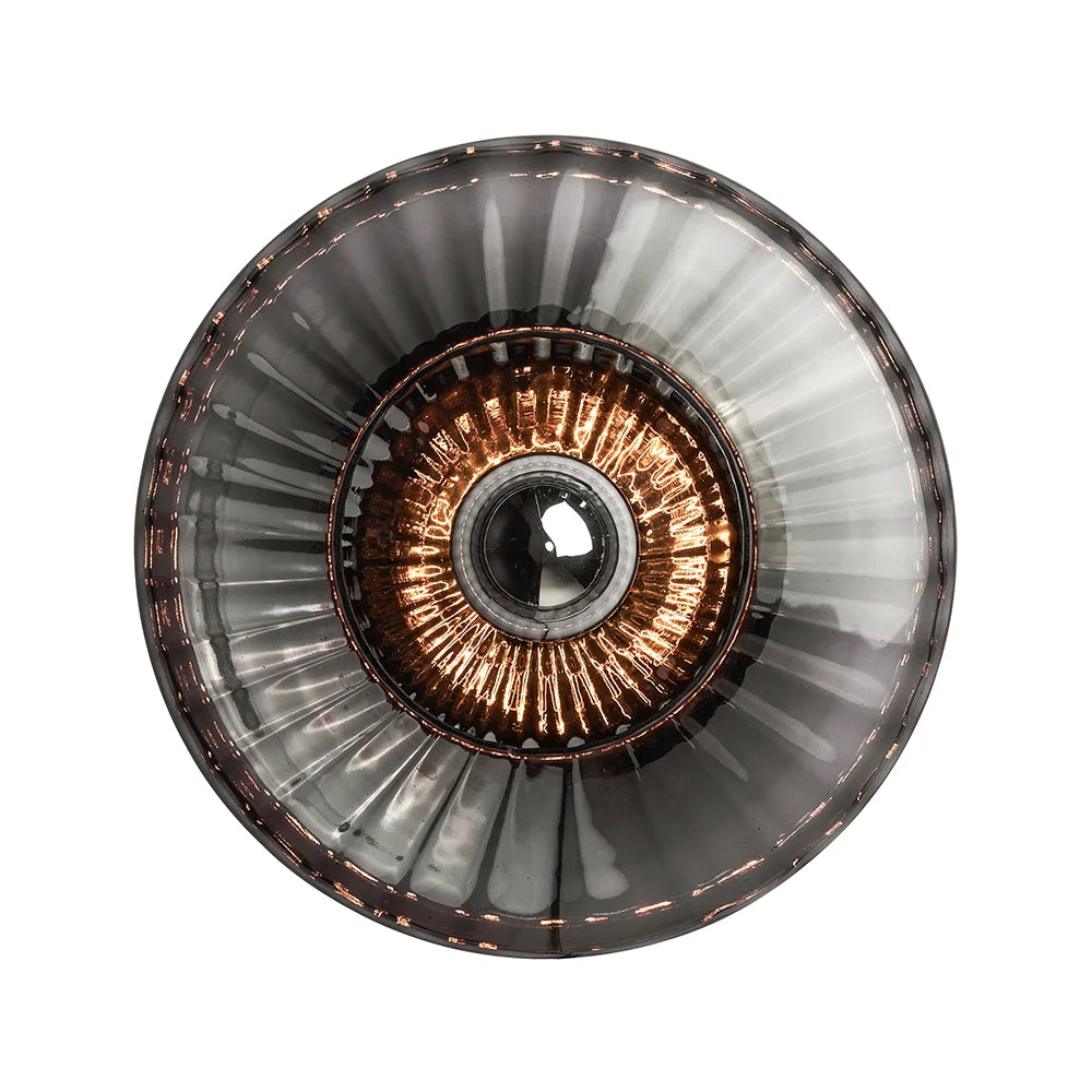 New Wave Optic Wall Light Sconce - Smoke by Maison Burgos