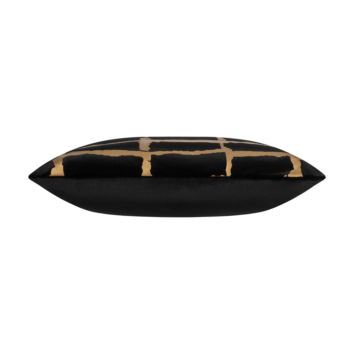 Oslo Pillow in Black, slim side silhouette
