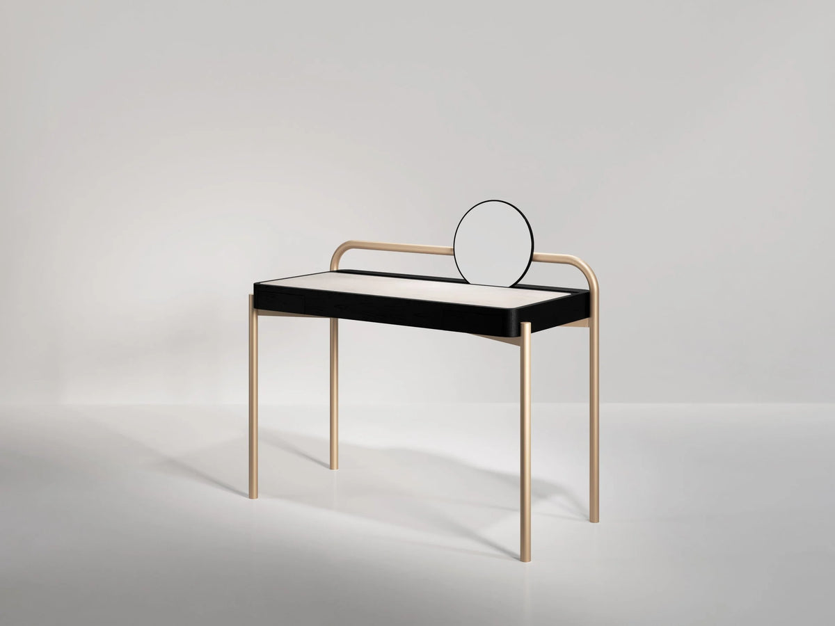 Roll Desk three-quarter view by Maison Burgos