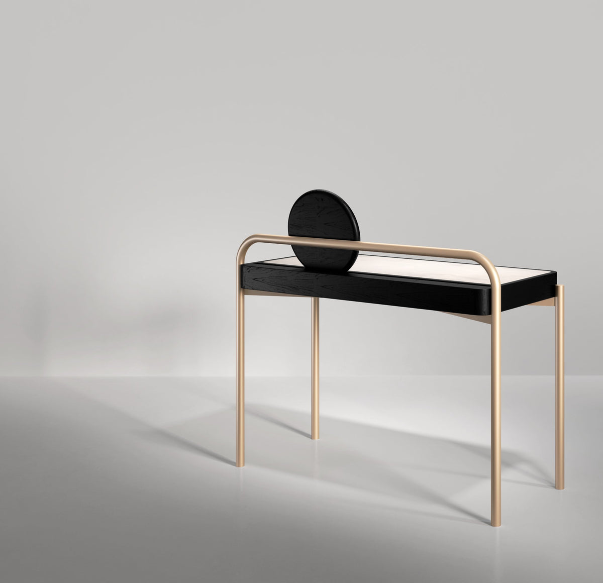 Roll Desk styled in a bedroom by Maison Burgos