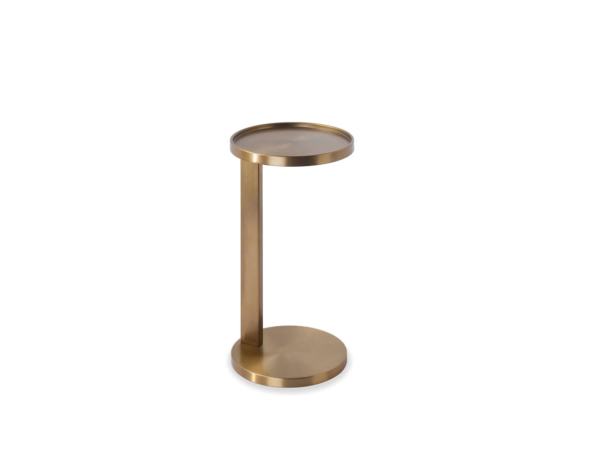 Rookie End Table in Brass