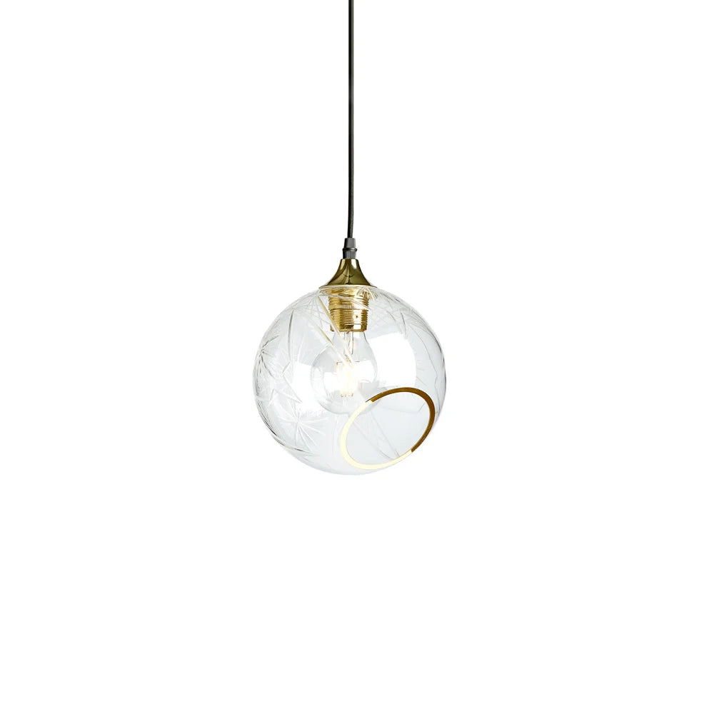Ballroom Pendant Light — Regular Ø8", Diamond Cut