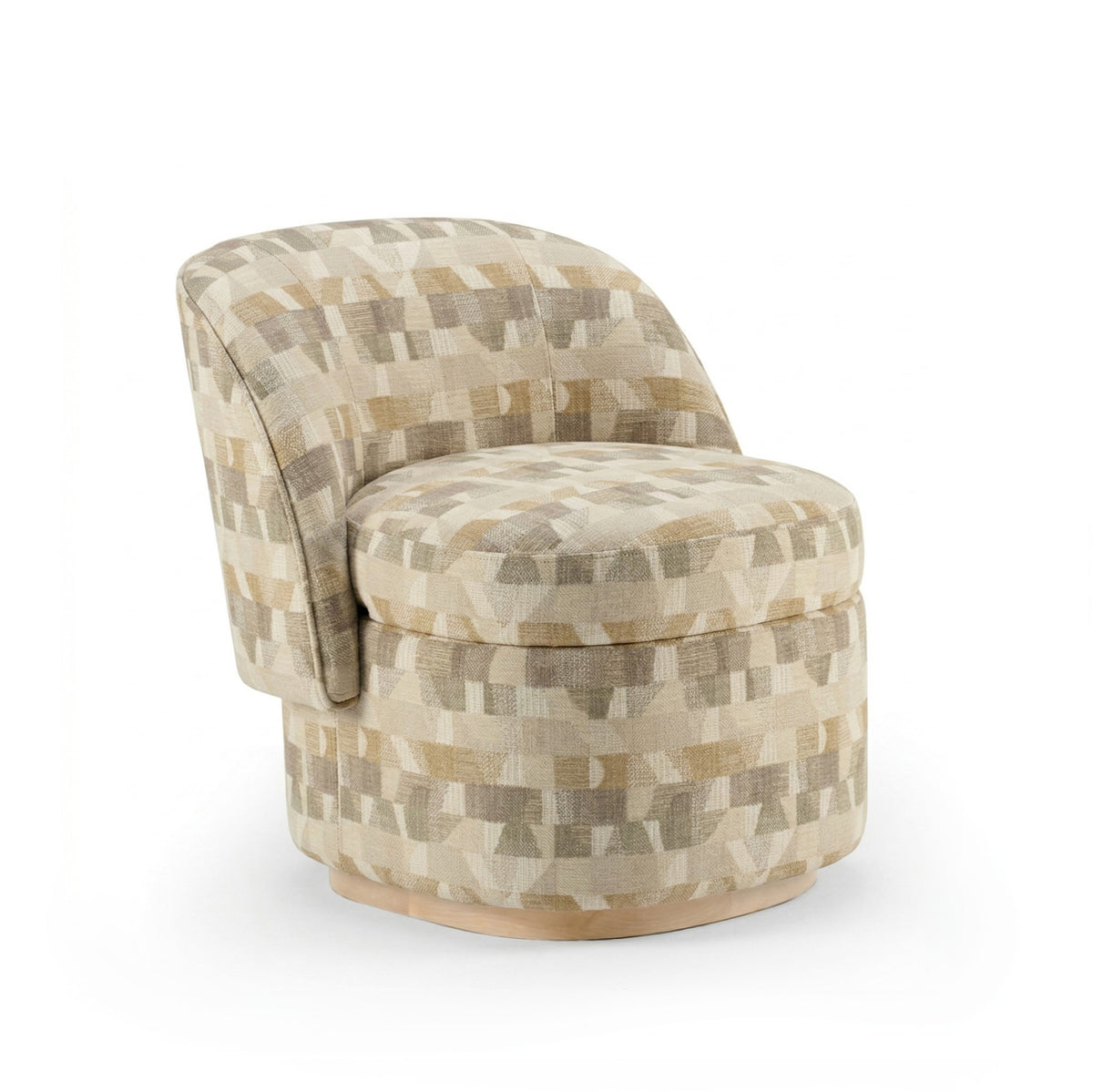 Bisou Armchair in Morandi Sable upholstery by Maison Burgos