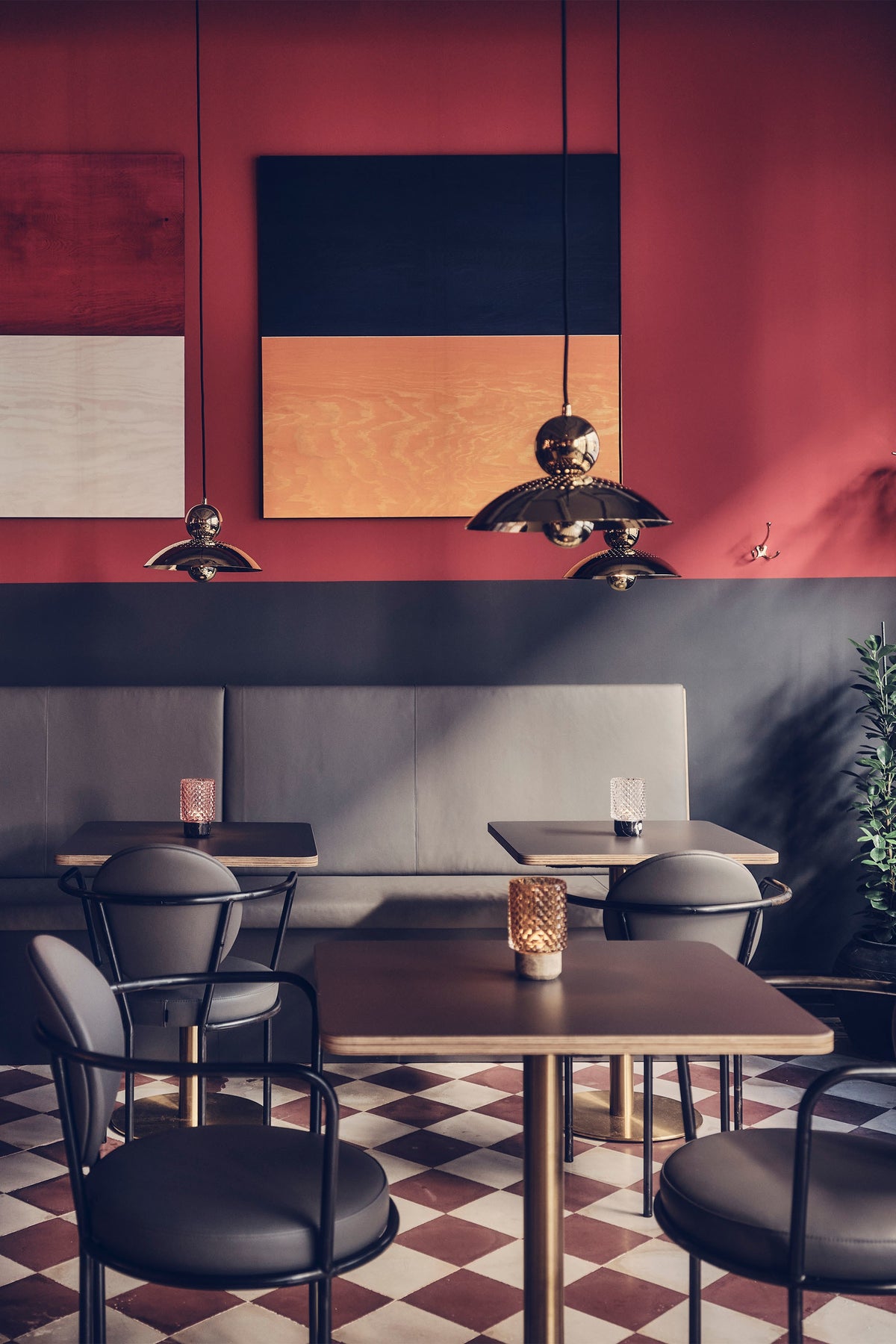 Casablanca Chair with black frame in a restaurant by Maison Burgos