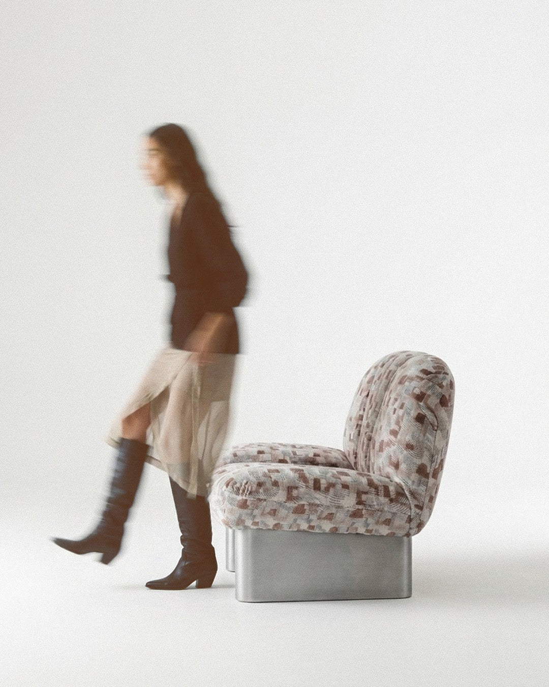 Colin Armchair shown to scale by Maison Burgos