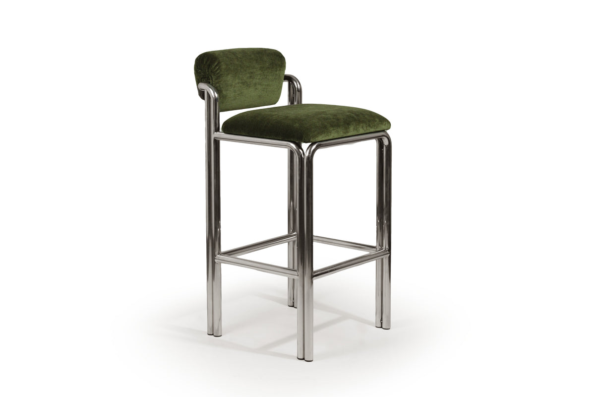 Cubu Bar Chair on a white ground by Maison Burgos