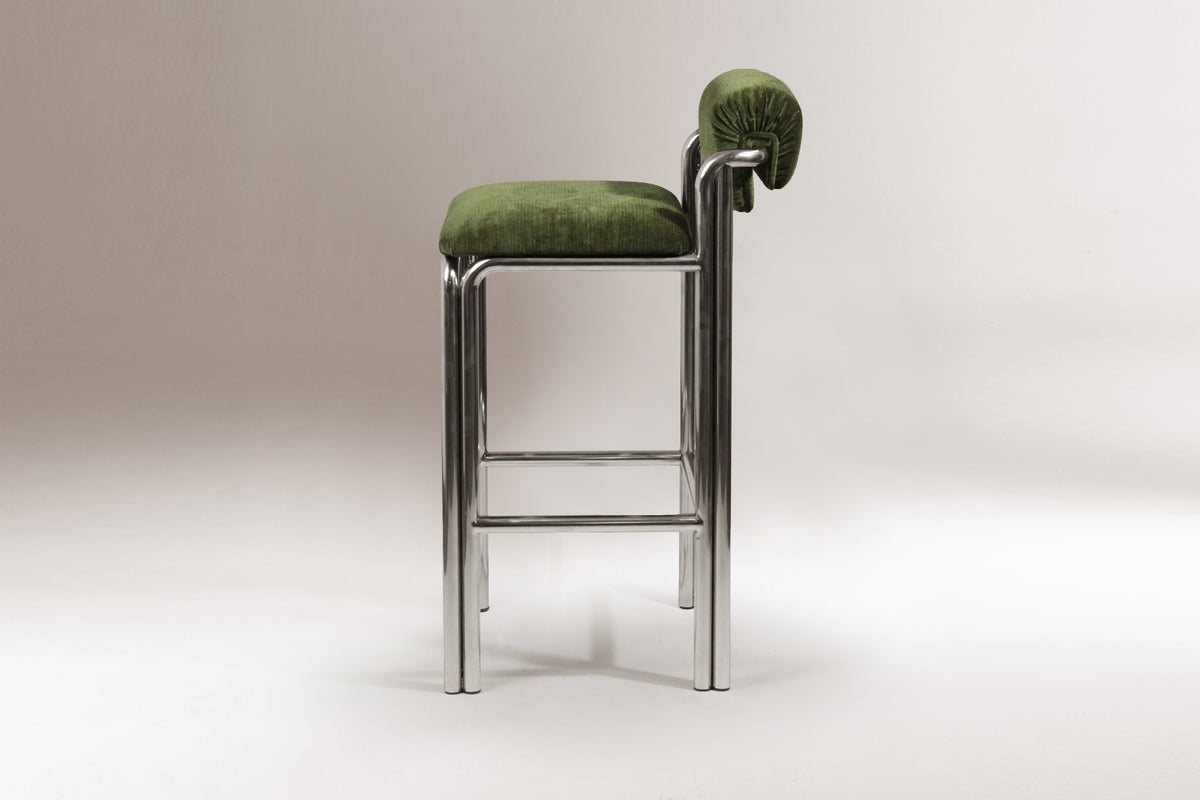 Cubu Bar Chair side profile by Maison Burgos