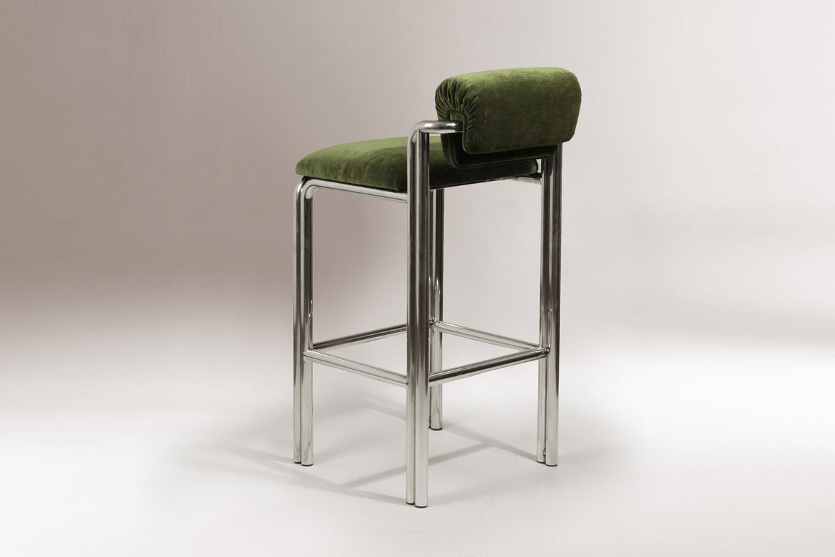 Cubu Bar Chair three-quarter view by Maison Burgos