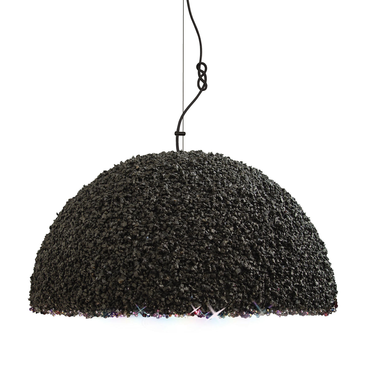 Duchess Pendant Light Black - Large by Maison Burgos