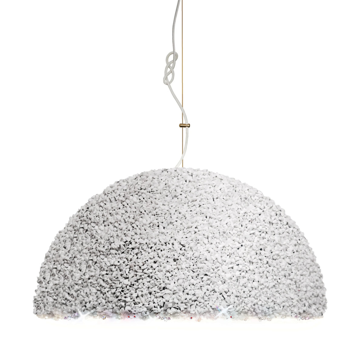 Duchess Pendant Light White - Large by Maison Burgos