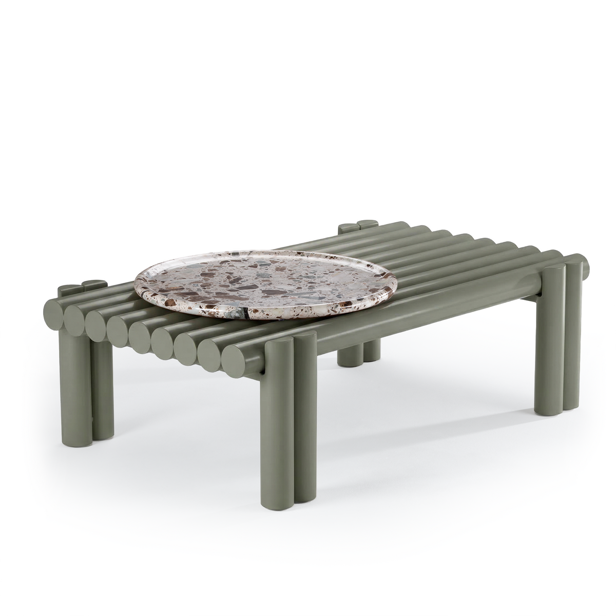 Duna Outdoor Centre Table side view by Maison Burgos