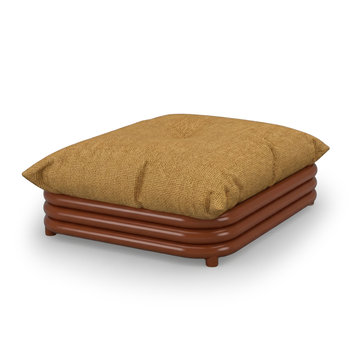 Duna Outdoor Pouf side view by Maison Burgos