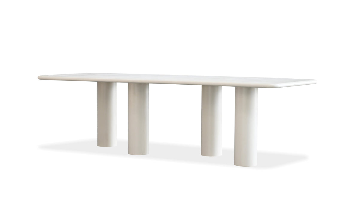 Elephant Dining Table Rectangular in Ivory Tusk by Maison Burgos