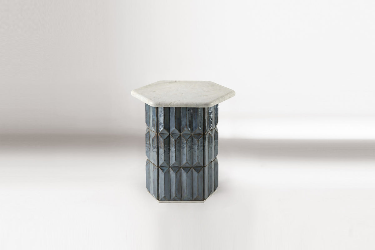 Milano Side Table side profile by Maison Burgos