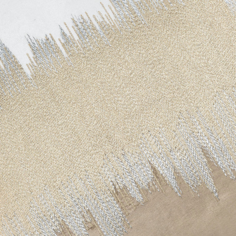 Mira Pillow, Ivory Beige, fabric close-up by Maison Burgos