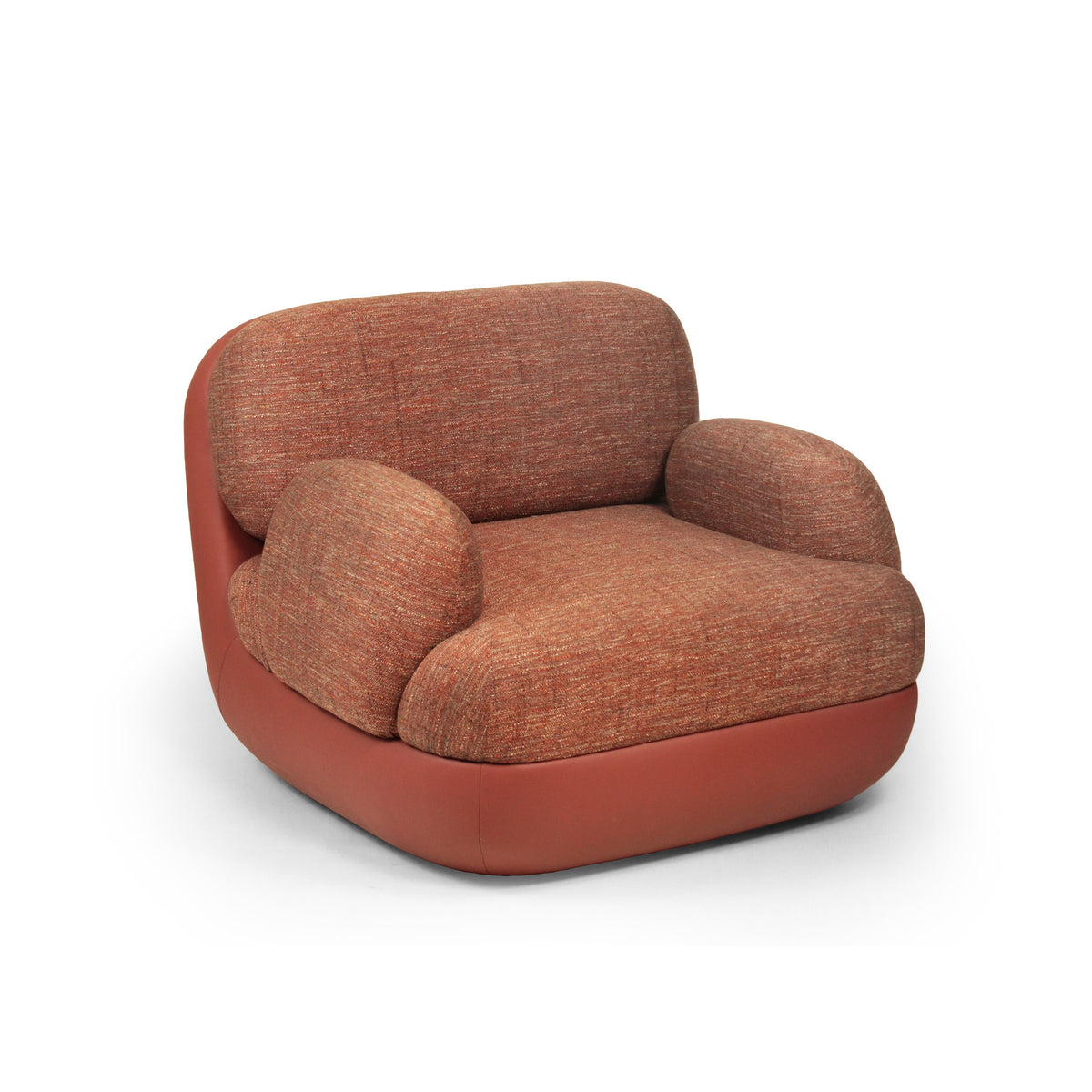 Mood Armchair with Arms angle view by Maison Burgos