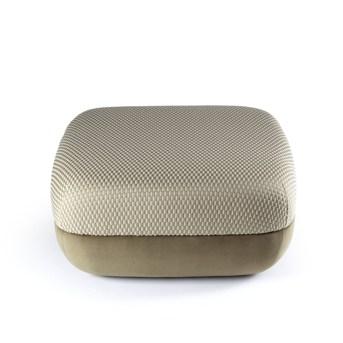 Mood Square Pouf front view by Maison Burgos