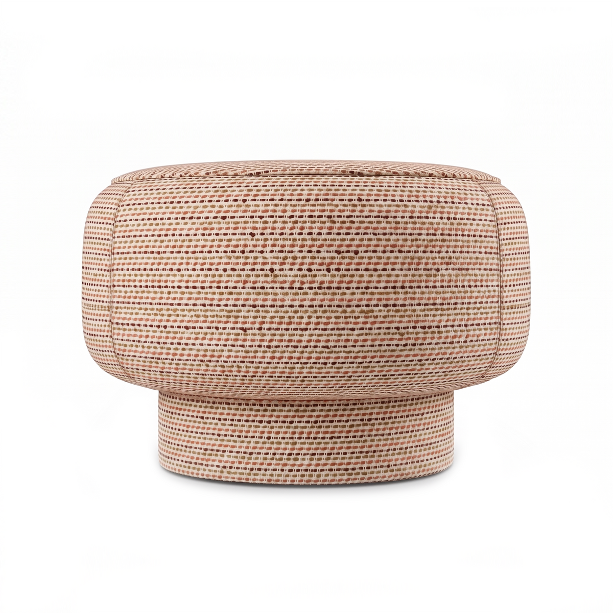 Moon Swivel Armchair Eco Laser Bonfire back view by Maison Burgos