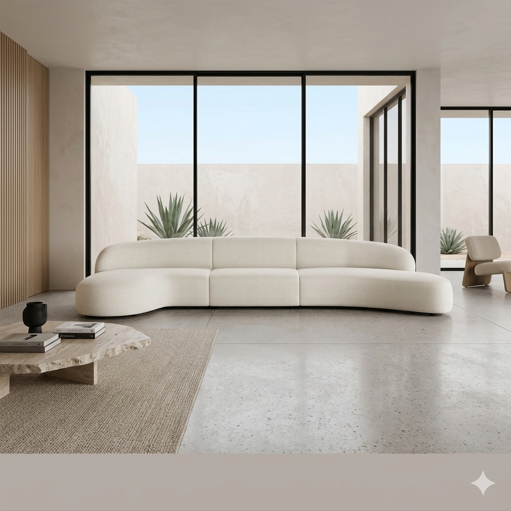Moritz Sectional — Alabaster