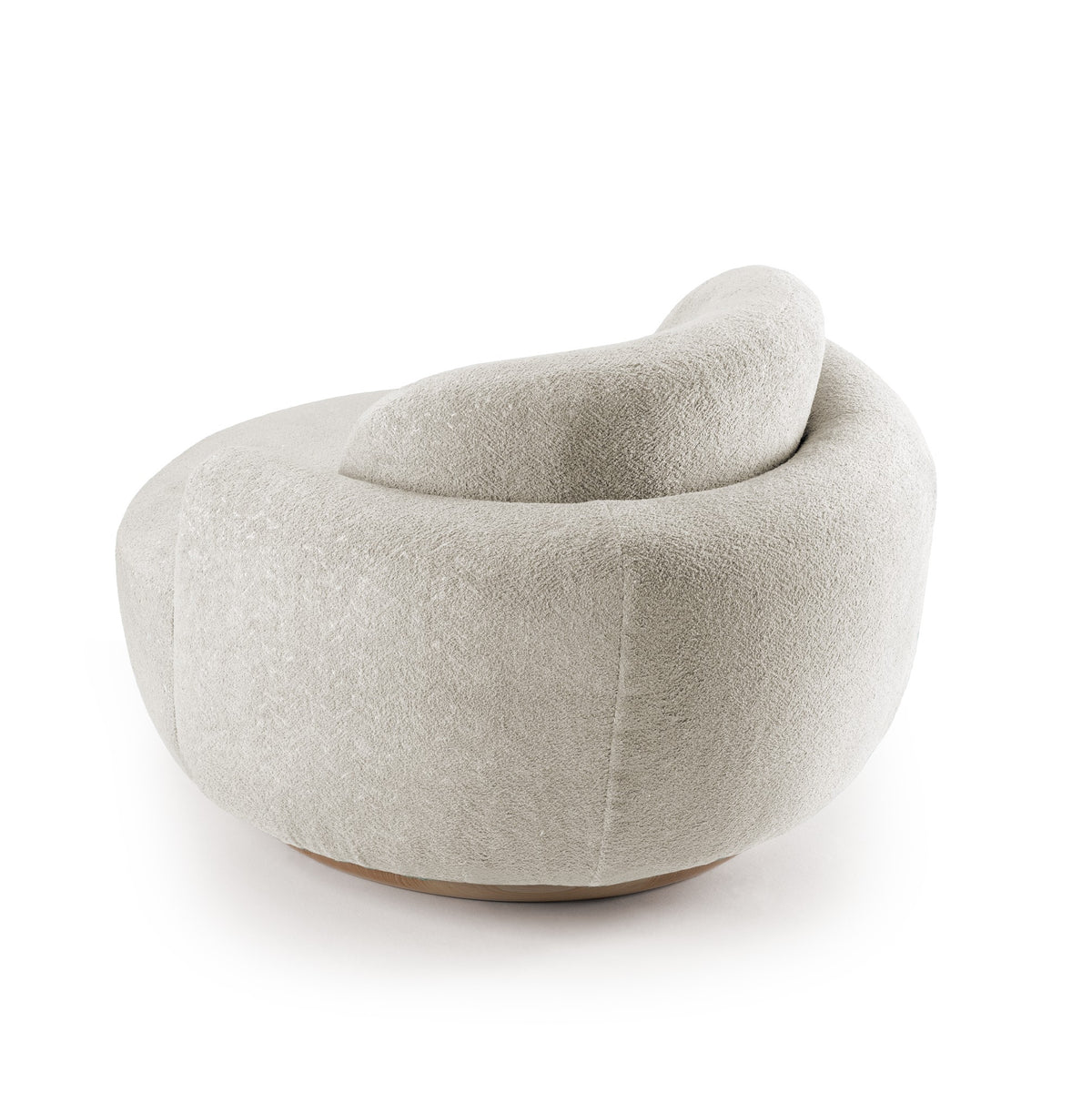 Naked Armchair side view by Maison Burgos