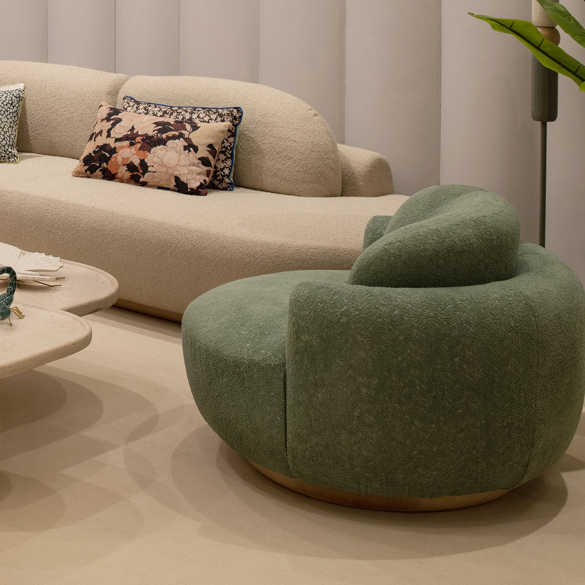 Naked Armchair styled in a living room by Maison Burgos