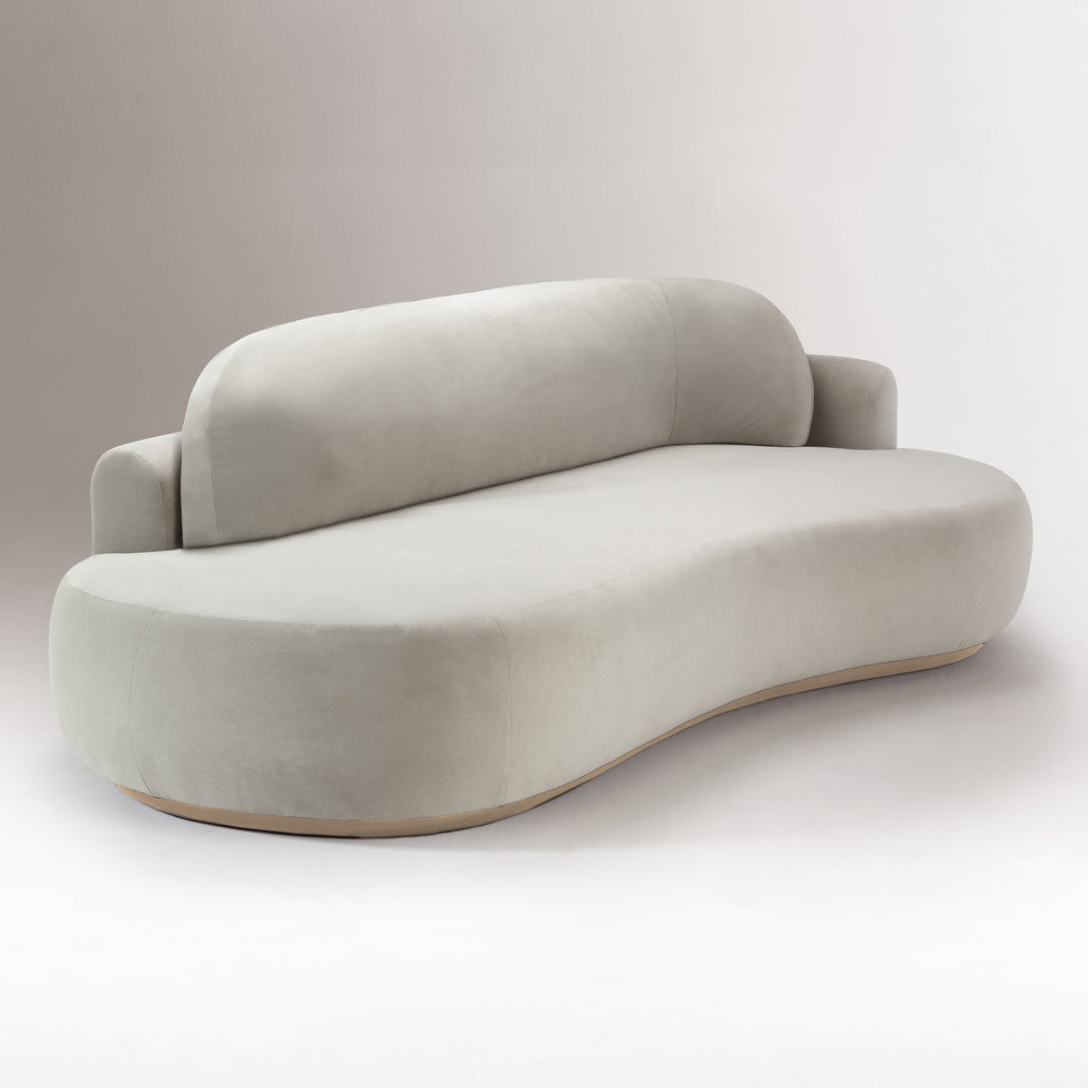 Naked Curved Sofa Single angle view by Maison Burgos