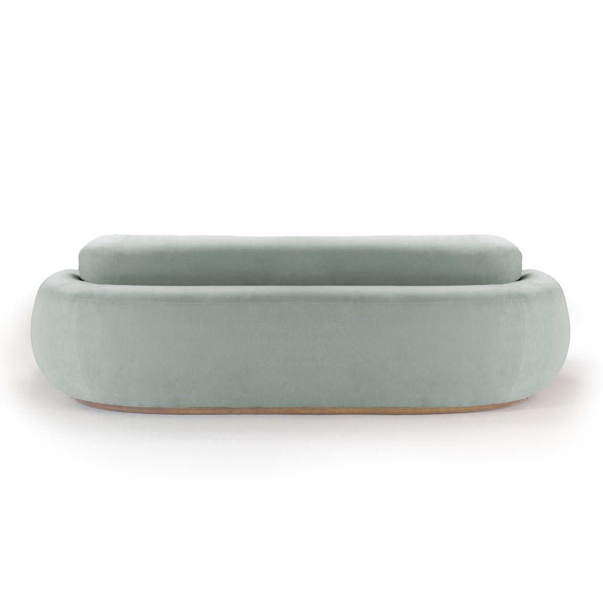 Naked Round Sofa side view by Maison Burgos
