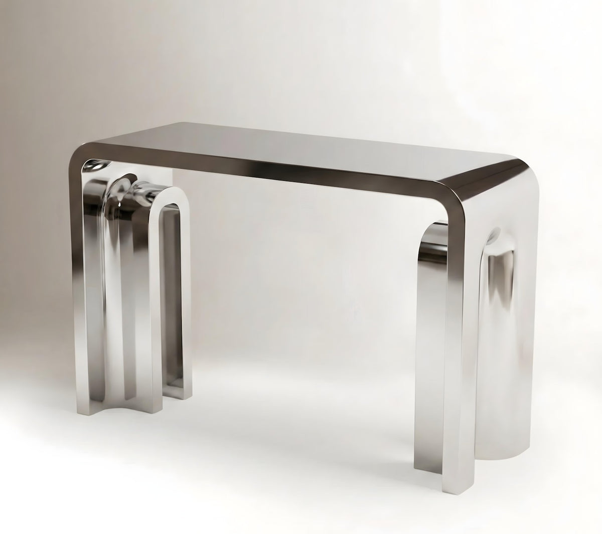 Plié Console front view by Maison Burgos