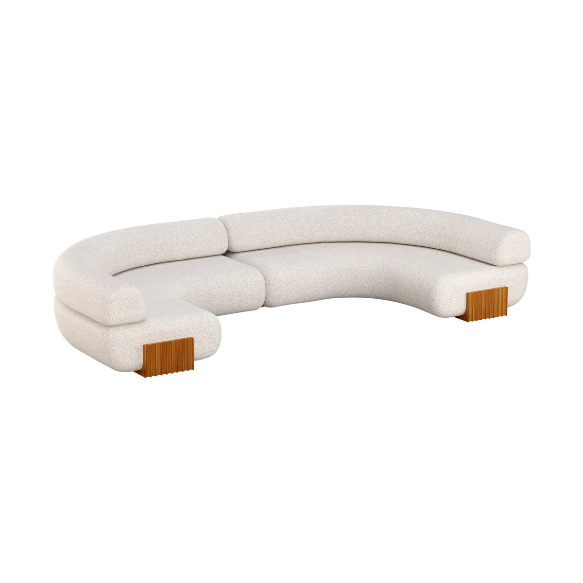 Carmel Curved Modular Sofa - 2 Piece by Maison Burgos