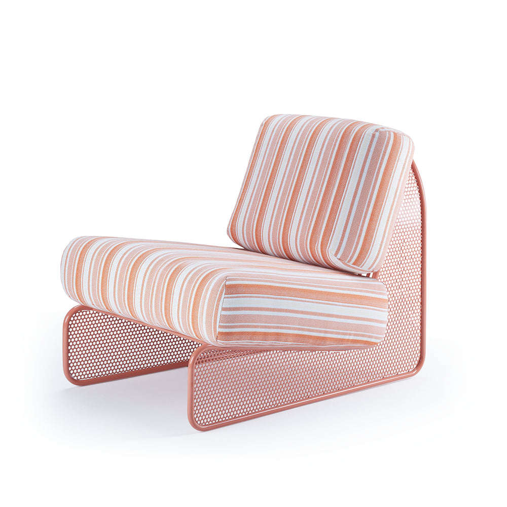 Riviera Armchair, side profile