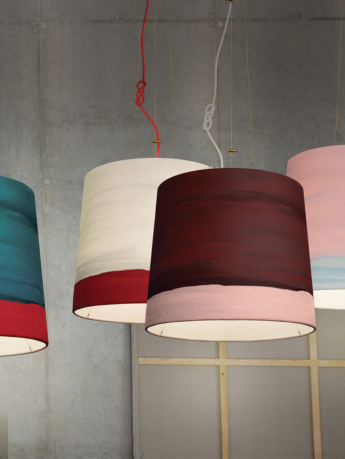 Mammalampa Sisters Pendant Light Medium - Dawn in Dawn burgundy and pink among other colour shades