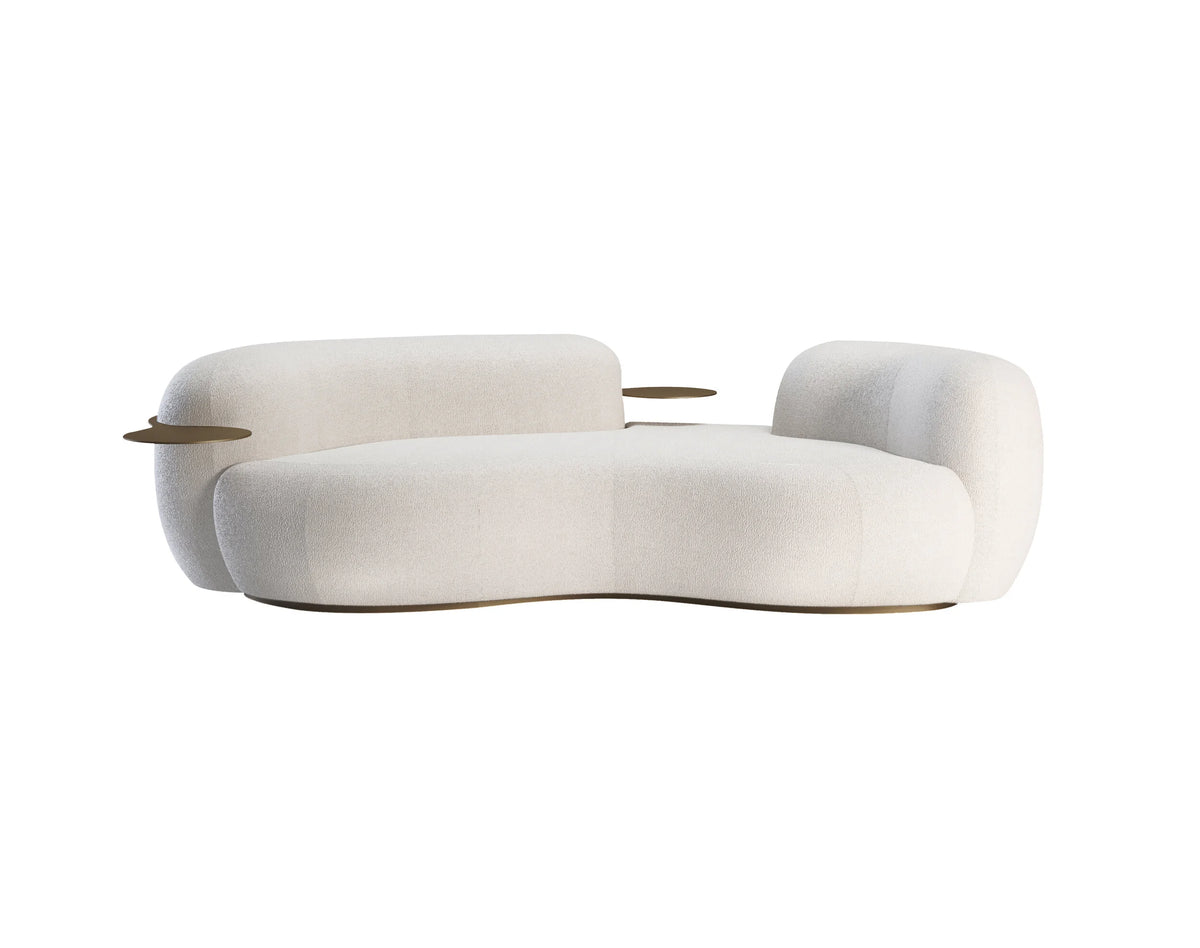 Tateyama Curved Sofa, front view
