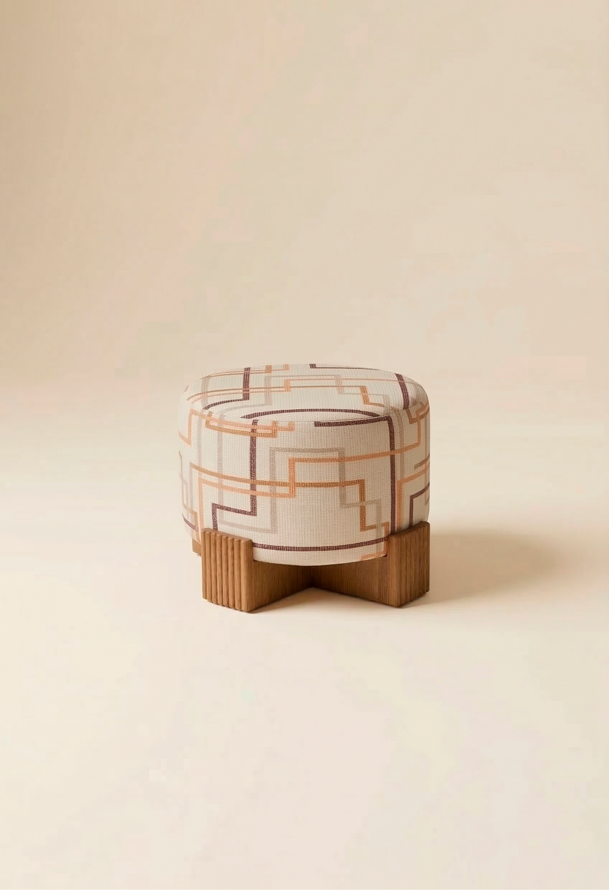 Twin Ottoman small back view by Maison Burgos