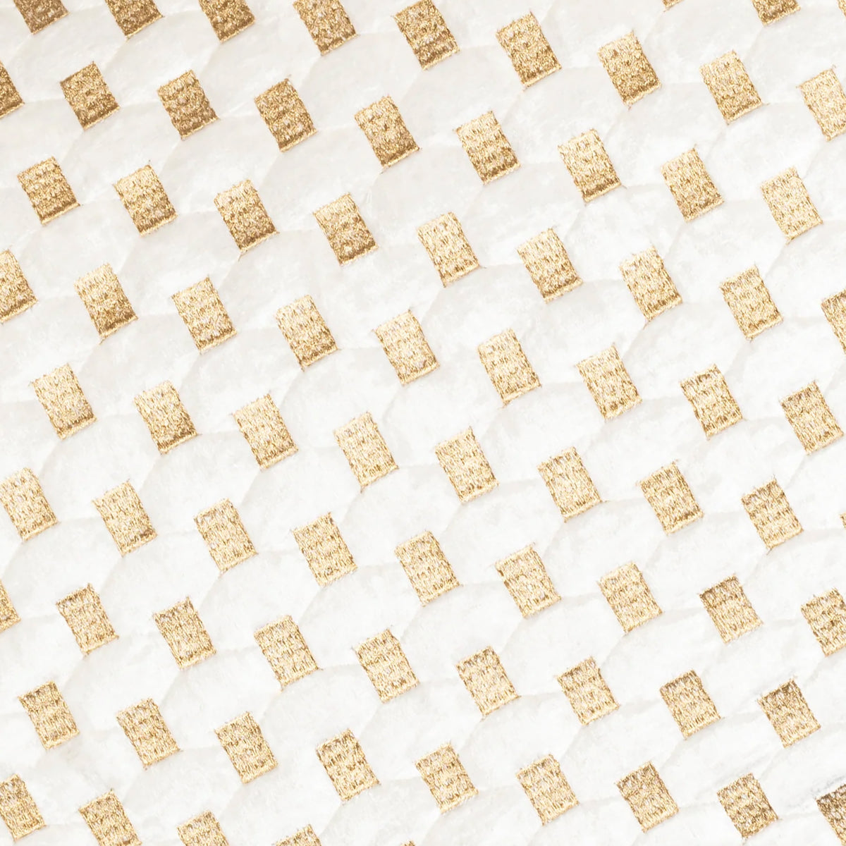 Verona Ivory Gold Pillow, fabric close-up by Maison Burgos