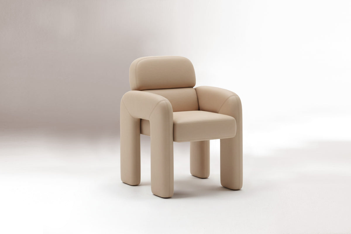 Vertigo Dining Chair angled view by Maison Burgos
