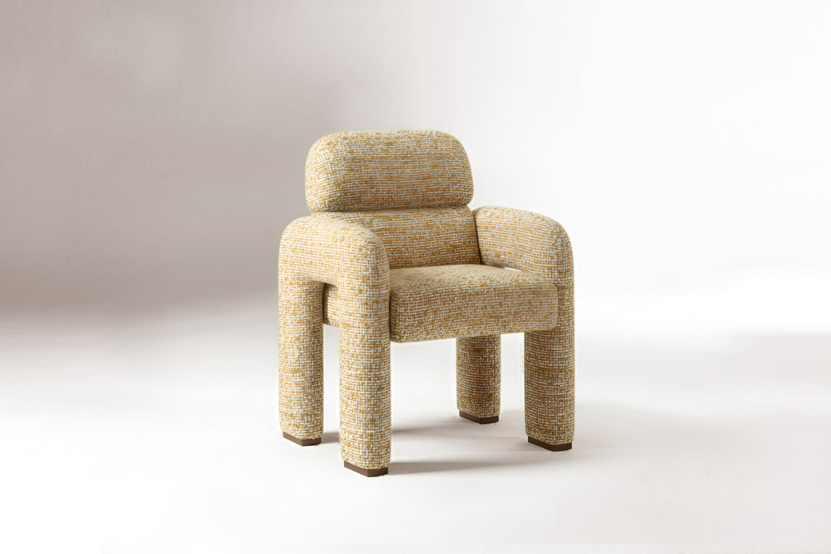 Vertigo Dining Chair upholstery variation by Maison Burgos