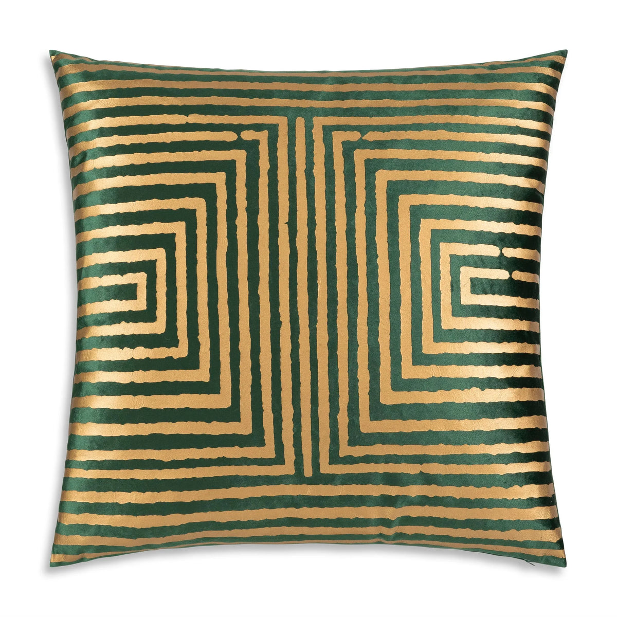 Mona Green Gold Pillow by Maison Burgos